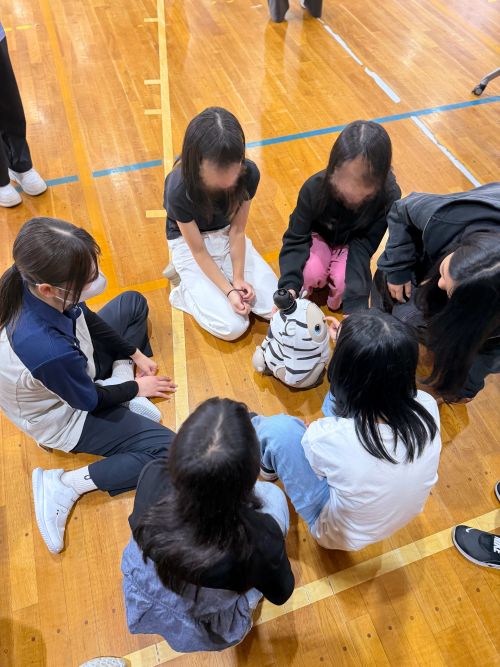 福祉体験授業の様子